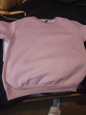 SHEIN Pink Crewneck Pullover SIZE SMALL